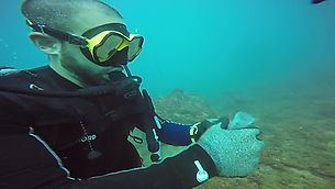 Black coral sampling Lucas Terrana